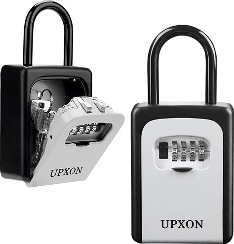 metal door combination lock box|Amazon.com: Large Lock Box With Combination Lock.